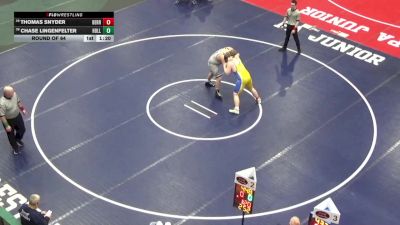 252 lbs Round Of 64 - Thomas Snyder, Derry Area vs Chase Lingenfelter, Hollidaysburg