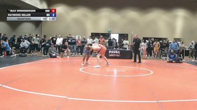 175 lbs Quarters - Max Wirnsberger, Buffalo Valley Regional Training Center vs Raymond Miller, Immortals Wrestling Club