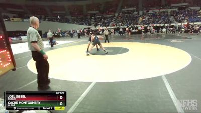 3A-170 lbs Semifinal - Joel Sissel, Siuslaw vs Cache Montgomery, La Pine