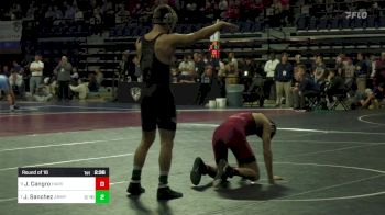 141 lbs Round Of 16 - Joseph Cangro, Harvard vs Julian Sanchez, Army West Point