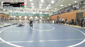 120 lbs Champ. Round 1 - Israel Morales, Walnut vs Roc Greer, Murrieta Valley