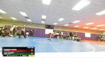 150 lbs Cons. Round 4 - Hudson Minor, Franklin vs Sam Massey, Green Hills