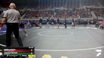 D4-215 lbs Quarterfinal - Aiden Lozoya, San Manuel Jr. Sr. vs Thomas Nelson, Bagdad HS