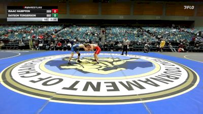 125 lbs Semifinal - Isaac Hampton, Southern Oregon vs Dayson Torgerson, UNATT-Colorado Mesa