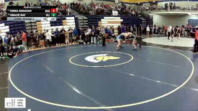 125 lbs. Cons. Round 2 - Emma Hanagan, Menasha vs Gracie Ray, Willard