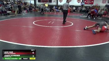 106 lbs Round 3 - Joseph Schreiber, Washington vs Jack Cave, Highland, Riverside