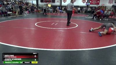 106 lbs Round 3 - Joseph Schreiber, Washington vs Jack Cave, Highland, Riverside