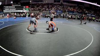 D 3 215 lbs Champ. Round 1 - Brent Bourget, Rosepine vs Cash Monroe, St. Louis Catholic