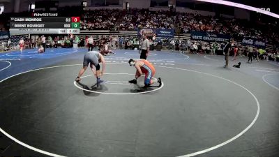 D 3 215 lbs Champ. Round 1 - Brent Bourget, Rosepine vs Cash Monroe, St. Louis Catholic