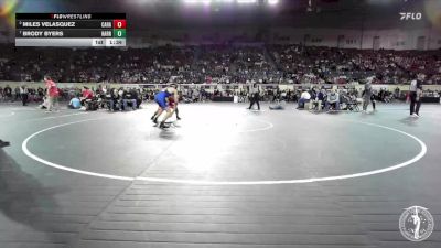 B4A-132 lbs Quarterfinal - Brody Byers, Harrah vs Miles Velasquez, Cascia Hall