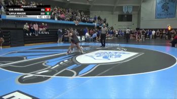 125 lbs Semifinal - Eva Kriegel, Iowa Valley, Marengo vs Layla Knazze, Solon