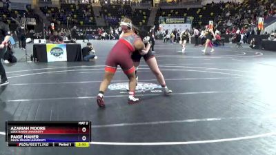 180 lbs Cons. Round 4 - Azariah Moore, Lock Haven University vs Paige Maher, Simon Fraser University