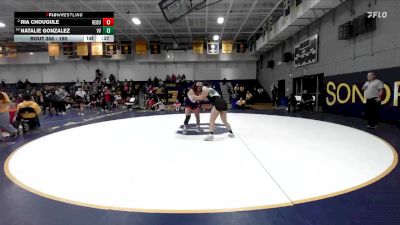 190 lbs Cons. Semi - Natalie Gonzalez, Victor Valley vs Ria Chougule, Redondo Union