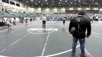 83 lbs 2nd Place - Karver Peasley, Omak Wrecking Crew vs Archie Mendez, Nevada Elite WC