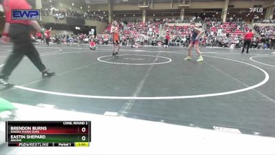 92 lbs Cons. Round 2 - Brendon Burns, Kansas Young Guns vs Eastin Shepard, Abilene