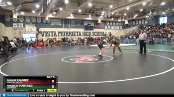 170 lbs Round 2 - Andrew Martinez, Chaparral vs Jaanai Ramirez, Temecula Valley