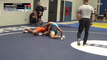 149 lbs Champ. Round 1 - Christian Lopez, Unattached vs Moses Mirabal, Oregon State