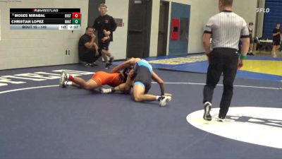 149 lbs Champ. Round 1 - Christian Lopez, Unattached vs Moses Mirabal, Oregon State