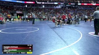 2A-150 lbs Champ. Round 2 - Cole Halupnick, North Polk vs Tucker Vitzthum, Ballard