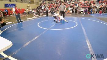 58 lbs Quarterfinal - Ryland Peters, Claremore Wrestling Club vs Kyson Overholser, Warrior Wrestling Club