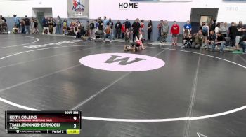 114 lbs Quarterfinal - Keith Collins, Arctic Warriors Wrestling Club vs Tsali Jennings-Zermoglio, Alaska