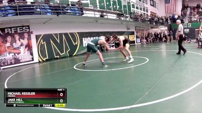 138 lbs Cons. Round 5 - Jake Hill, Elyria Catholic vs Michael Kessler, Medina