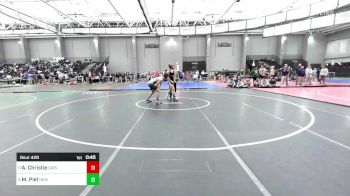 145 lbs Consi Of 8 #2 - Aiden Christie, Griswold/Wheeler vs Maximus Piel, New Milford