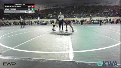 126 lbs Consolation - Bryson Delousier, Kipp Tulsa vs Noah Porter, Shelton Wrestling Academy