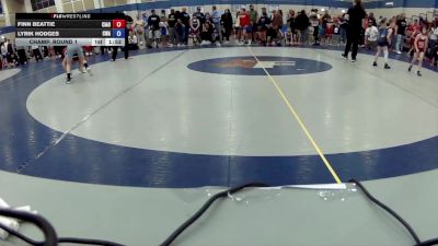 12U Boys FS - 78 lbs Champ. Round 1 - Finn Beattie, Central Indiana Academy Of Wrestling vs Lyrik Hodges, Contenders Wrestling Academy