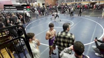 132 lbs Cons. Round 3 - Brock Sherrer, Rocky Mountain vs Hank Ghering, Cheney