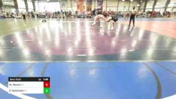 160 lbs Round Of 16 - Michael Myers, NE vs Paolo Salminen, MT