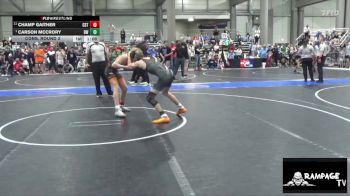 126 lbs Cons. Round 3 - Champ Gaither, CSTC vs Carson Mccrory, Bobcat WC