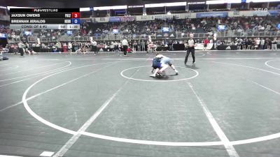 115 lbs Consi Of 8 #2 - Jaxsun Owens, Fuzzy Bees vs Brennan Jeralds, Herrin Tigers