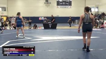 143 True 4th 1st Place Match - Charlize Jewell, Vanguard vs Kailey Reese, University Of Providence