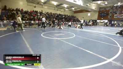 150 lbs Cons. Round 3 - Javier Hermosillo, Whittier vs Micah Freimuth, Redlands