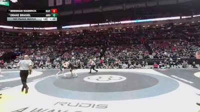 175 lbs 1st Place Match - Drake Brasiel, Aurora vs Brennan Warwick, Mass. Perry