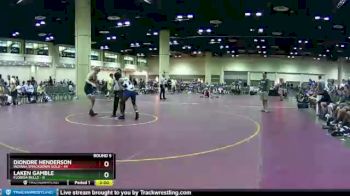 160 lbs Round 5 (10 Team) - Diondre Henderson, Indiana Smackdown Gold vs Laken Gamble, Florida Bulls