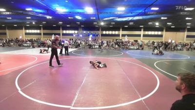 57 lbs Semifinal - Dominik Chavez, Dominate WC vs Brantley Druffel, Lionheart WC