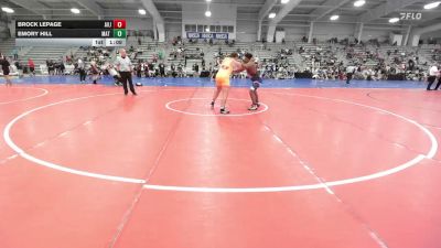 220 lbs Rr Rnd 2 - Brock LePage, Average Joes - HSB vs Emory Hill, Mat Warriors White HS - HSB