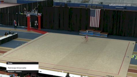 Patricija Kilijonaite - Clubs - 2021 Rhythmic Elite Qualifier