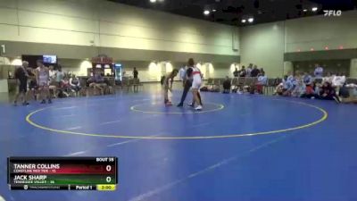 170 lbs Placement Matches (16 Team) - Jack Sharp, Tennessee Valley vs Tanner Collins, Coastline Red Tide
