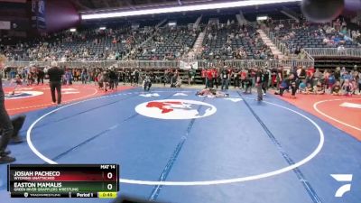 67 lbs Quarterfinal - Josiah Pacheco, Wyoming Unattached vs Easton Mamalis, Green River Grapplers Wrestling