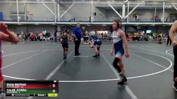 88 lbs Round 6 (8 Team) - Evan Restivo, U2-Cliff Built vs Caleb Juvera, Doughboys