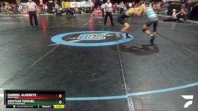 5A 121 lbs Cons. Round 1 - Gabriel Alderete, West Mesa vs Kristian Manuel, Organ Mountain