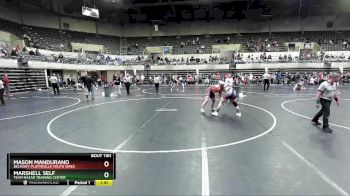 215 lbs Semifinal - Mason Mandurano, Belmont-Platteville Youth Wres vs Marshell Self, Team Nazar Training Center