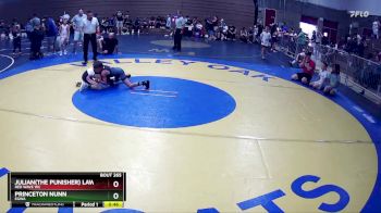67 lbs Semifinal - Princeton Nunn, EGWA vs Julian(The Punisher) Lawrence, RED WAVE WC