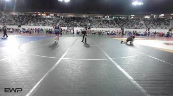 200 lbs Consi Of 16 #1 - Gentry Wahl, Blanchard High School vs Sienah Adams, Ada Junior High