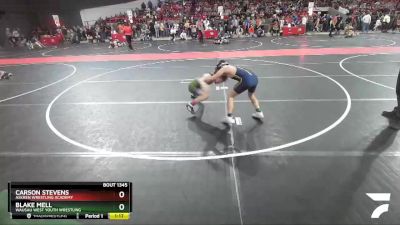 100 lbs Cons. Round 2 - Blake Mell, Wausau West Youth Wrestling vs Carson Stevens, Askren Wrestling Academy