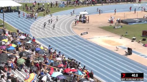 Youth Boys' 4x100m Relay, Semi-Finals 1 - Age 10