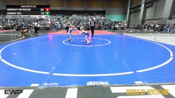 52 lbs Quarterfinal - Wrenley Reynolds, 208 Badgers vs Aubrey Eva, Aniciete Training Club